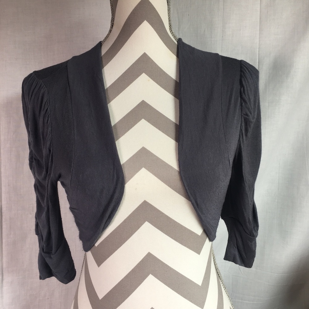 Iris Basic Gray lightweight coverup